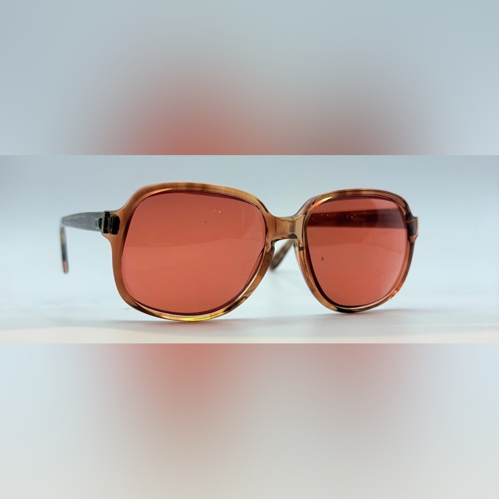 Vintage Universal Brown Oval Sunglasses Frames Only